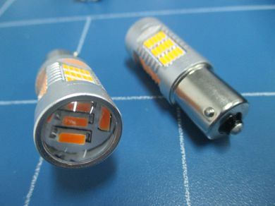 382 Ultra High power orange LED flasher bulbs Pair