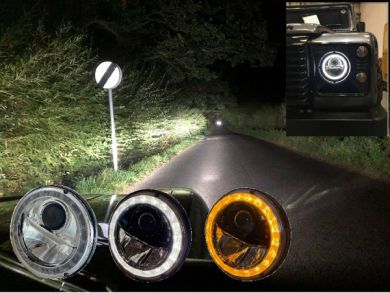 New model Wipac LED headlight, DRL & flasher Chrome