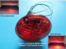 Ultra bright LED rear foglight